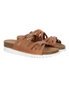 Женские сланцы, коньячные Scholl