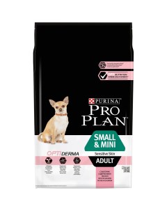 Pro Plan Small Mini Adult Sensitive Skin корм для взрослых собак мелких и карликовых пород Лосось 7  Purina pro plan