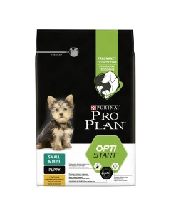 Pro Plan Small Mini Puppy корм для щенков мелких и карликовых пород Курица 3 кг Purina pro plan