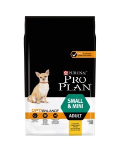 Pro Plan Small Mini Adult корм для взрослых собак мелких и карликовых пород Курица 7 кг Purina pro plan