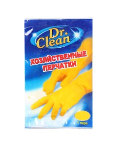 Перчатки хозяйственные резина M Dr. clean