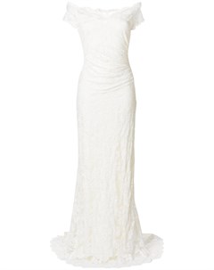 Olvi s свадебное платье со спущенными плечами 38 нейтральные цвета Olvi`s