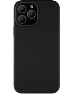 Чехол накладка Touch Mag Case для смартфона Apple iPhone 13 Pro Max силикон микрофибра черный CS102B Ubear