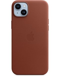 Чехол накладка Leather Case MagSafe для смартфона iPhone 14 Plus кожа коричневый MPPD3FE A Apple