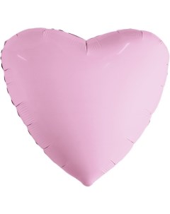 Шар фольгированный 19 Мистик розовый фламинго сердце Agura