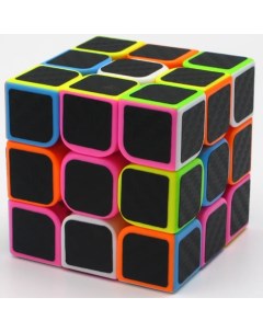 Головоломка кубик 3х3х3 карбон Magic Cube Головоломка Кубик 3 3 3 карбон Happyko