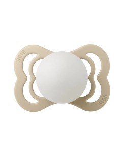 Пустышка Supreme Silicone Glow 0 6 мес Vanilla Bibs