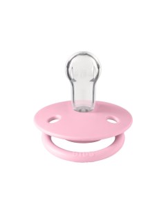 Пустышка De Lux Silicone 0 мес Baby Pink Bibs