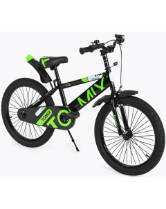 Велосипед двухколесный Biker 20 green Tomix