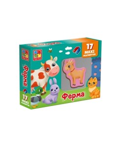 Развивающий набор магнитов Ферма Vladi toys