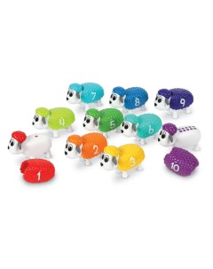 Развивающая игрушка Разноцветные овечки 20 элементов Learning resources