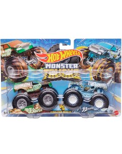 Игровой набор Hot Wheels Машинки Монстер трак взаимное уничтожение 7 FYJ64 7 2 шт Mattel