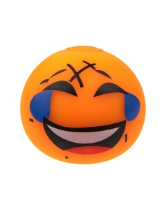 Игрушка антистресс Крутой замес шар эмодзи оранжевый 6 см 1toy