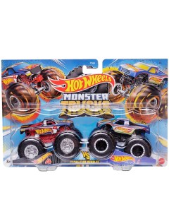 Игровой набор Hot Wheels Машинки Монстер трак взаимное уничтожение 5 FYJ64 5 2 шт Mattel