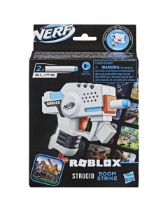 Бластер игрушечный Hasbro Roblox MS Strucid белый F2490EU4 Nerf