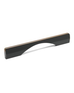 Ручка мебельная м о 160 мм цвет черно золотой Cappio