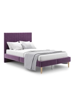 Кровать АММА велюр фиолетовый 120х200 Monofix