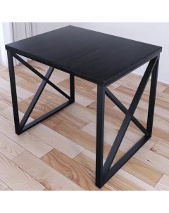 Стол кухонный Loft 100x60х75 черный оникс черные ножки Solarius