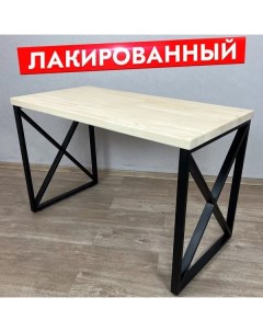 Стол кухонный Loft 80x60х75 лакированный черные ножки Solarius