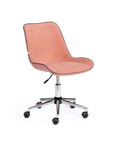Офисное кресло Style флок розовый Империя стульев