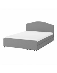 Кровать HAUGA 160х200 Лофаллет бежевый Ikea
