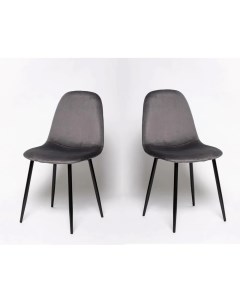 Комплект стульев для кухни Ла Рум XS2441 2 шт графит велюр La room