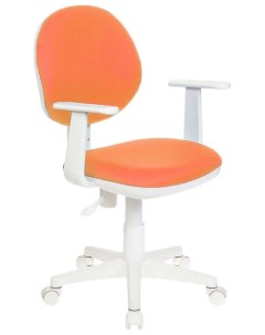 Кресло Ch W356AXSN 15 75 белый пластик ткань оранжевая 15 75 Бюрократ