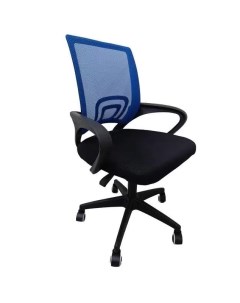 Кресло офисное чёрный синий Nobrand