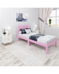 Кровать Классика Компакт 60х190 розовый Solarius