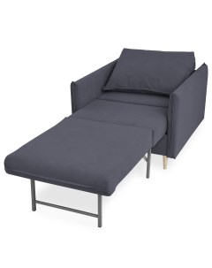 Кресло кровать раскладное в гостинную 335 цвет черный Brendoss