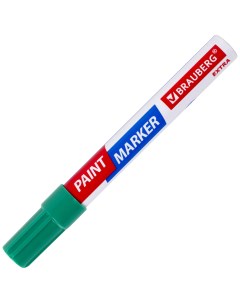 Набор из 12 шт Маркер краска лаковый EXTRA paint marker 4 мм ЗЕЛЕНЫЙ УЛУЧШЕННАЯ НИТРО Brauberg