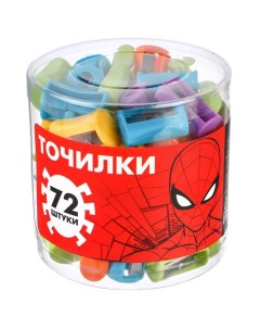 Точилка пластиковая МИКС Человек паук 72 шт Marvel