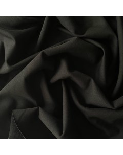 Ткань футер 2 нитка 04048 чёрный отрез 100x185 см Mamima fabric