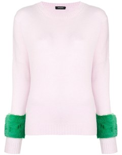 Simonetta ravizza свитер со вставками на рукавах 44 розовый Simonetta ravizza