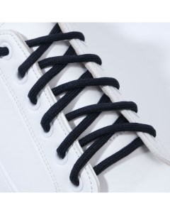 Шнурки для обуви пара круглые d 5 мм 90 см цвет темно синий Onlitop