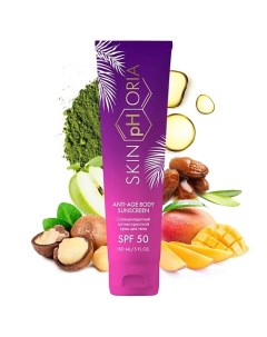 Солнцезащитный антивозрастной крем для тела SPF50 Anti age Body Sunscreen 150 0 Skinphoria