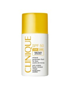 Солнцезащитный минеральный флюид для лица Mineral Sunscreen Fluid For Face SPF 50 Clinique