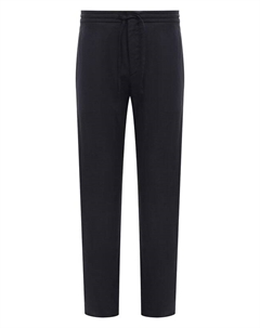 Брюки изо льна и шелка Canali