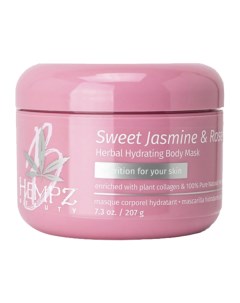 Маска для тела Сладкий Жасмин и Роза Sweet Jasmine Rose Herbal Body Mask Hempz (сша)