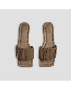 Тапочки Амита коричневый женские кожаные р 36 37 Togas