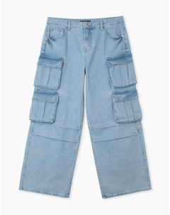 Джинсы Baggy с карго карманами Gloria jeans