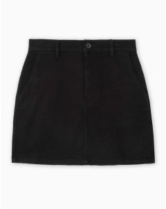 Чёрная мини юбка с карманами Gloria jeans