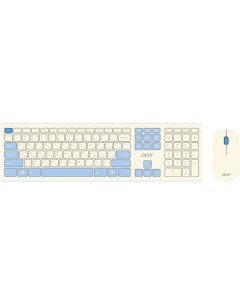 Клавиатура и мышь Wireless OCC205 ZL ACCEE 00C USB white blue Acer