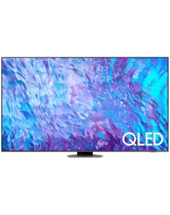 Телевизор QE50Q80CAUXRU QLED 50 Series 8 черненое серебро 4K Ultra HD 60Hz DVB T2 DVB C DVB S2 USB W Samsung