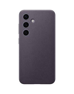 Чехол накладка Samsung Vegan Leather Case S24 темно фиолетовый Vegan Leather Case S24 темно фиолетов