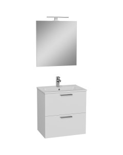 Комплект мебели для ванной Mia 60 75021 подвесной Белый глянцевый Vitra