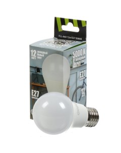 Лампа светодиодная E27 12 Вт 230 В 5000 К свет холодный белый FLL A60 Фаza