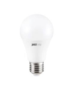 Лампа светодиодная E27 11 Вт 100 Вт груша 5000 К свет холодный белый PLED ECO Jazzway