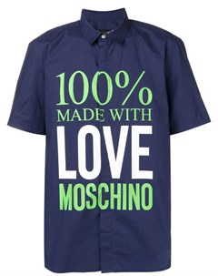 Love moschino рубашка 100 made with love Love moschino