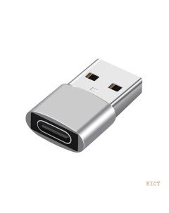 Переходник адаптер USB 2 0 USB Type C для смартфонов планшетов Серебристый Kict